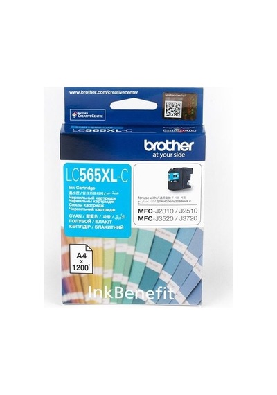 Brother Lc565xlc  Mavi Mürekkep Kartuş 1200 Sayfa