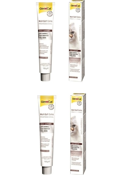 Gimcat Malt Soft Extra Hairball Macun 2 x 100 G