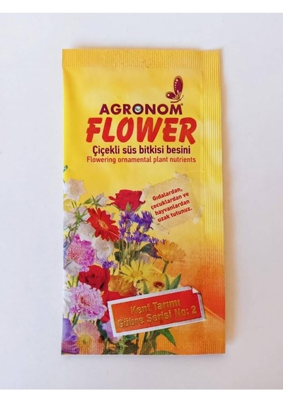 Flower Çiçekli Süs Bitkisi Besini, Toz Form, Parlak Renk Ve Güçlü Gelişim İçin Özel Besin Paketi 0.75 LT - 2.5 LT - 12 KG