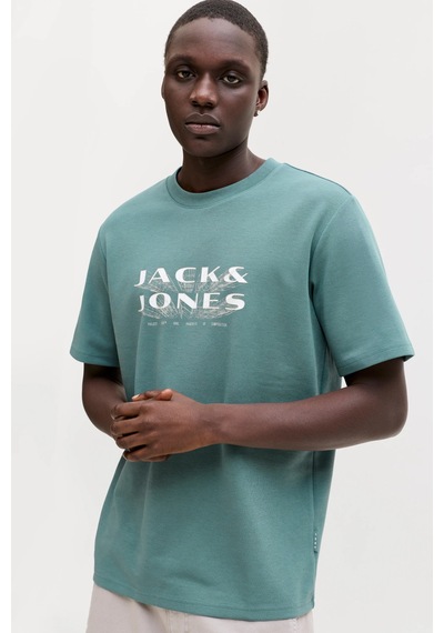Jack & Jones Erkek T Shirt 12289880 Petrol