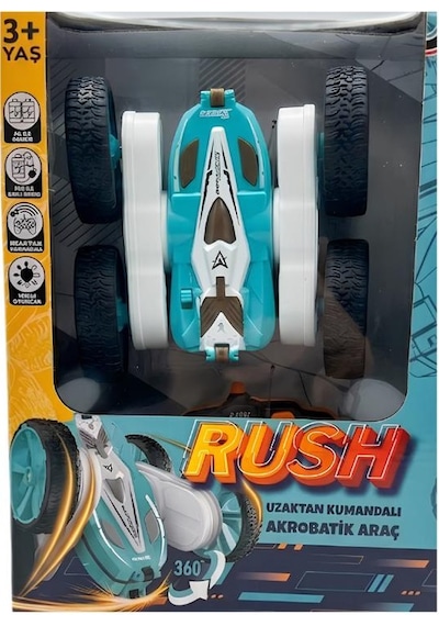 Go Kidy Rush 360 Uzaktan Kumandalı Akrobatik Araç Turkuaz