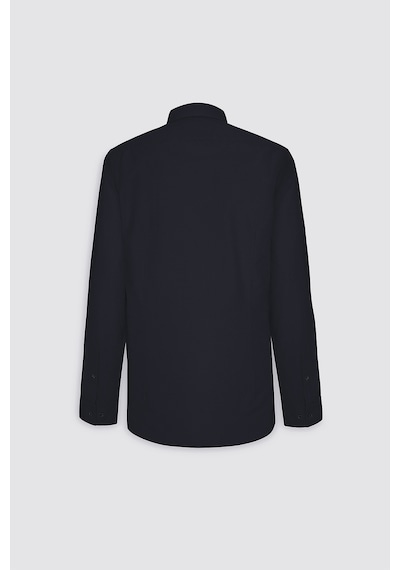 AC&Co / Altınyıldız Classics Erkek Sıyah Slim Fit Dar Kesim Klasik Yaka Pamuklu Armürlü Gömlek Siyah AC&Co / Altınyıldız Classics Erkek Sıyah Slim Fit Dar Kesim Klasik Yaka Pamuklu Armürlü Gömlek Siyah