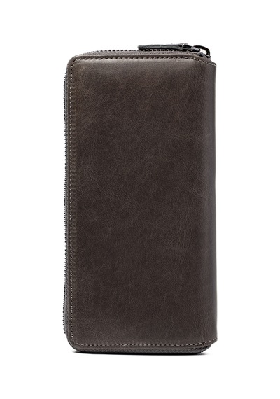 Crazy Gri Cüzdan & Kartlık Unisex 1780 Grande Deri Cüzdan Kartlık