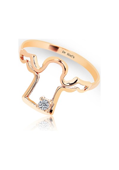 Kuyumcudukkani Melek Yüzük -10226-r-w Rose Gold