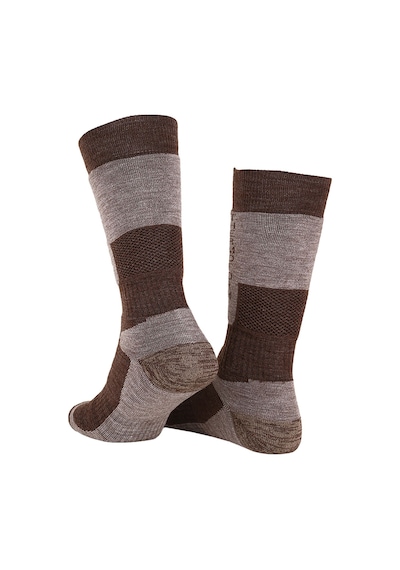Thermoform Outdoor Çorap Kahverengi Renkli