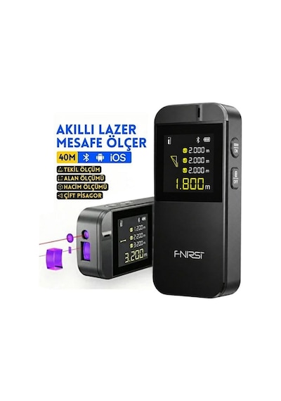 Fnırsı Ir40 Mini Akıllı Mesafe Ölçer Lazermetre