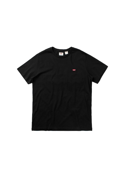 Levi's Erkek Arma Logo Bisiklet Yaka Siyah Basic T-shirt- 56605-0075-76-77 Siyah