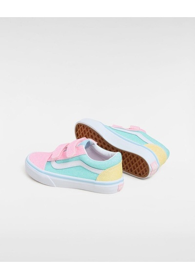 Vans Kız Çocuk Old Skool V Bantlı Spor Ayakkabı Karışık