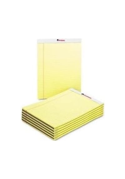 Universal 10630 Delikli Kenar Yazma Defteri, Yasal/kenar Boşluğu Kuralı, Mektup, Kanarya, 50 Yaprak Paket Başına 12 Ped 103 Ivory Universal 10630 Delikli Kenar Yazma Defteri, Yasal/kenar Boşluğu Kuralı, Mektup, Kanarya, 50 Yaprak Paket Başına 12 Ped 103 Ivory