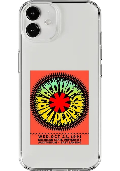 Apple Uyumlu iPhone 12 Şeffaf Kılıf Red Hot Chili Peppers Tasarımlı
