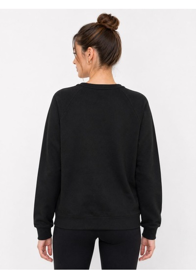 Neden Tekstil Siyah Rahat Kesim Kadın Sweatshirt