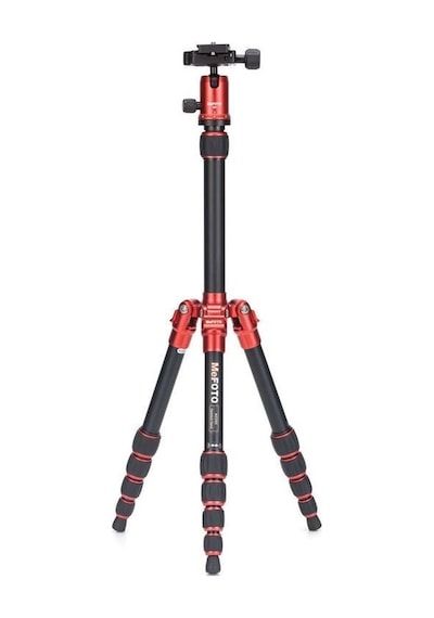 Benro Mefoto A0350Q0R Backpacker Travel Tripod Kit (Red)