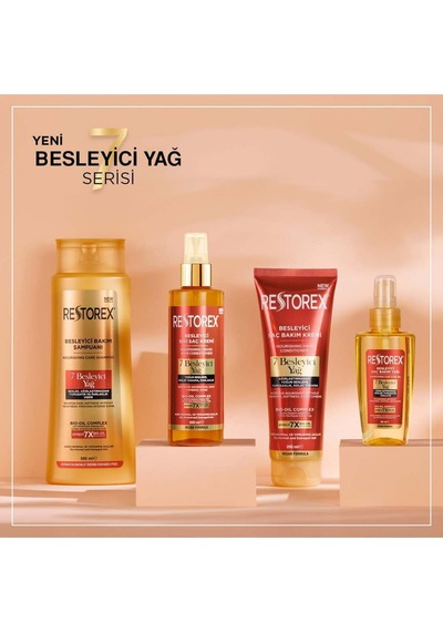 7 Besleyici Bakım Sıvı Saç Kremi 3x200 Ml
