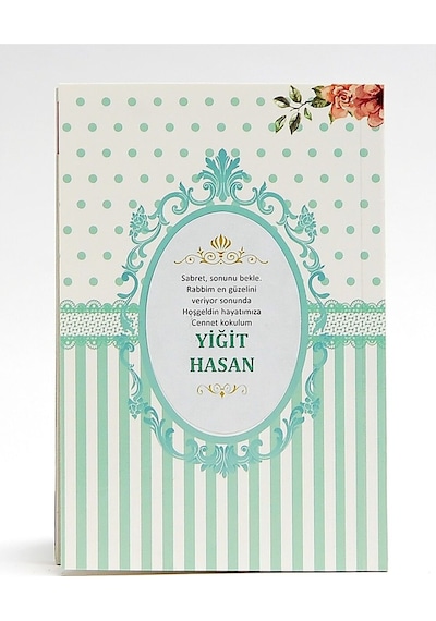 Mevlüt Isim Etiketli Yasin Kitabı 30 Adet Yeşil