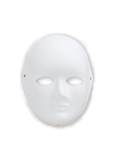 Puti Karton Büyük Surat Maske