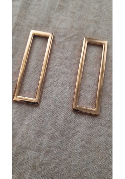 Bakır Gold Metal Toka 55x15 İç Kemer 45 Mm 2 Adet