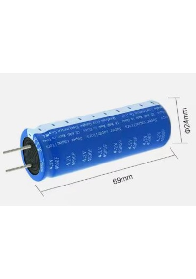 4.2v 4000f Süper Kondansatör Pil Yüksek Enerji Süperkapasitör