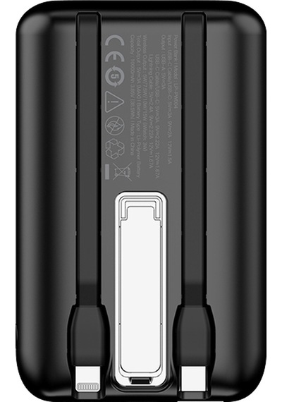 Lapas Lp-pw004 Akıllı Saat Kablosuz Şarj Özellikli Wireless Powerbank 10000mah 15w Siyah