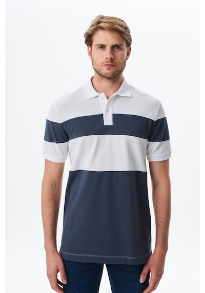 AR-MA Arma Erkek Regular Fit Çok Renkli % 100 Pamuk Pike Polo Yaka Tişört Y29374356102 Beyaz