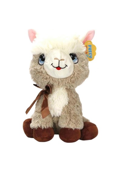 Peluş Lama 35 Cm. Kahverengi