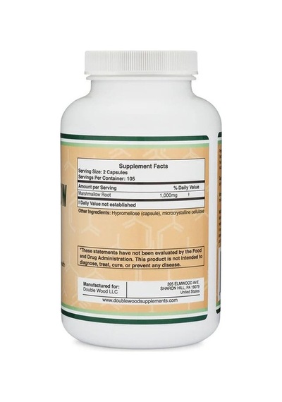 Marshmallow Root 1,000 Mg 210 Veg.kapsül.usa Vers.
