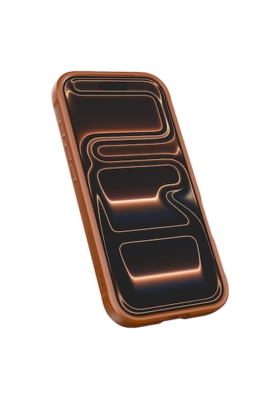 Apple Uyumlu iPhone 17 Pro Max Kılıf M-safeli Raptic Shield Classic Serisi Şeffaf Tasarım C-magnet Kapak Turuncu Turuncu