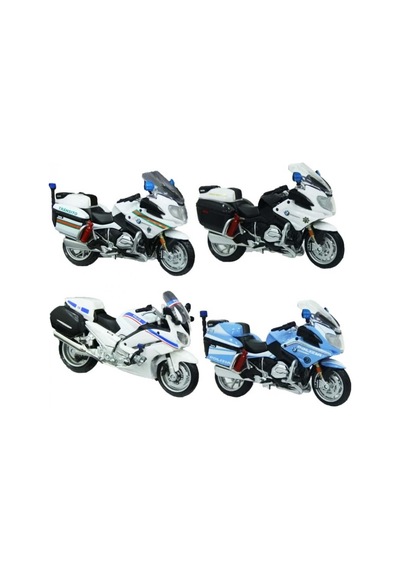 Maisto Polis Motosikleti Model 11 Cm 3 Yaş+ 1 Adet Metal Die-cast Oyuncak