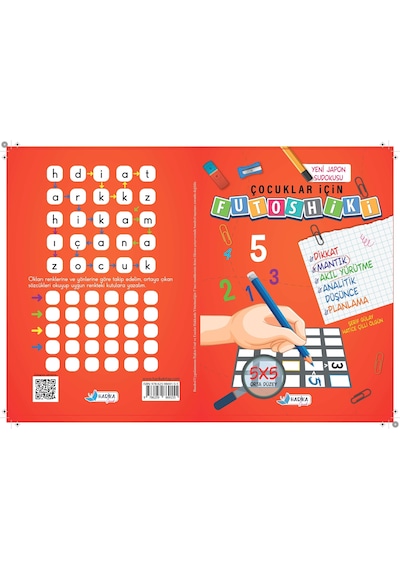 Çocuklar İçin Zeka Geliştiren & Dikkat Güçlendiren Futoshiki Orta Seviye - Yeni Nesil Japon Sudoku 7/99 Yaş
