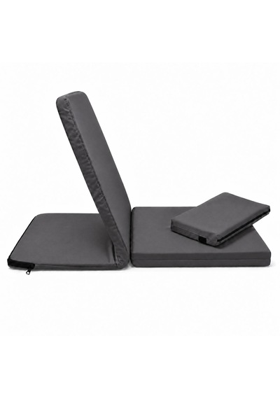 Meditasyon Sandalyesi İlave Yastıklı Backjack Xl Yoga, Nefes, Meditasyon Sandalyesi Duck Kumaş Antrasit