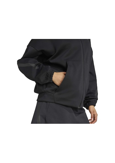 Black Adidas Kadın Günlük Eşofman Üstü Z.n.e. Track Top Jw7778 Siyah