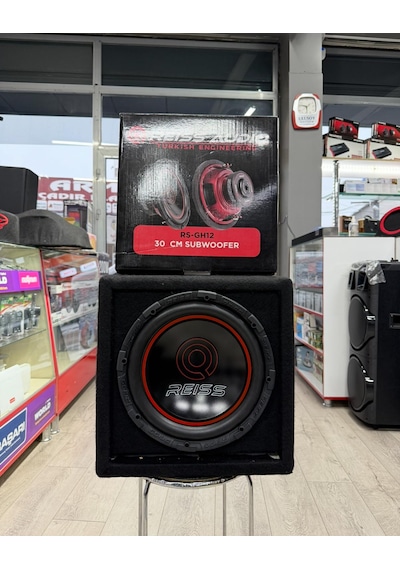 Rs-gh12 Çift Bobin Kare Mini Kabinli 1400wat 350w Rms 30 Cm Subwo