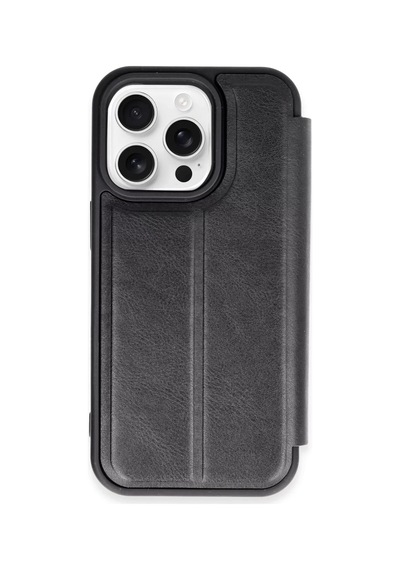 Newface Apple İphone 14 Pro Kılıf Flip Cover - Siyah