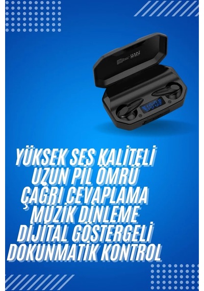 Rgb Işıklı Çift Mikrofonlu Siyah Profesyonel Oyuncu Kulaklığı Kablosuz Kulakiçi Yeni Nesil Mh-hs2442-6679