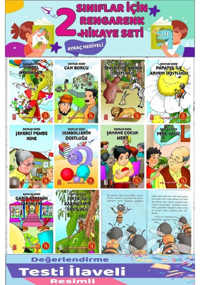 2.sınıf Okumayı Sevdiren 10 Lu Hikaye Seti 8 48 Sayfa