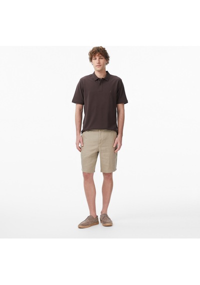 Nautica Erkek Kahverengi Regular Fit Keten Şortdüzb65232t