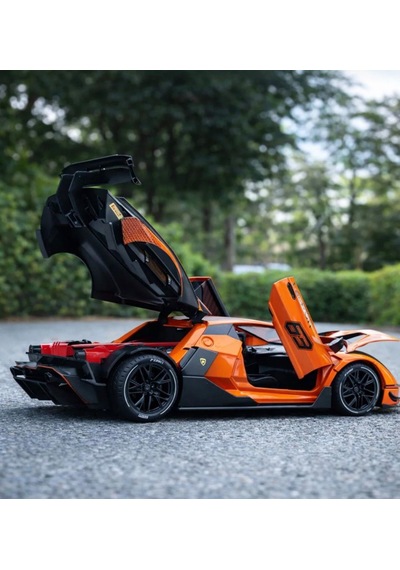 Hobiez World Orjinal 1 : 24 Lisanslı Çek-Bıraklı Metal Lamborghini Essenza SCV12 Model Araba
