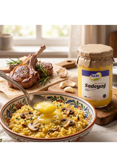 Akın Saf Doğal Koyun Sade Yağı 500 Gr Ghee, Sarı Yağ Ve Eritilmiş Tereyağı
