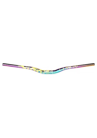 Lunje All Ride Açılı 9mm Gidon Rainbow 31.8mm Sarı Çok Renkli