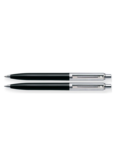 Sheaffer Sentinel Tükenmez & Versatil Kalem Seti Krom Siyah 321-9 Siyah Krom