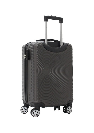 Escape Vlz 072-set Abs 8 Tekerlekli Büyük, Orta, Kabin Boy Valiz, Bavul Seti, Antrasit