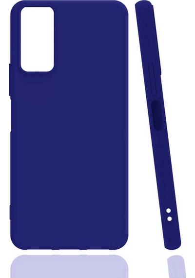 Galaxy A03s Kılıf Zore Biye Silikon Mavi