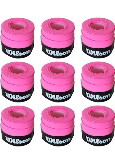 Wilson Bowl O Grips Overgrip 9 Adet Tekli Pembe Grip Pembe