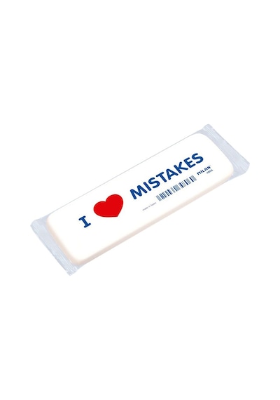 Milan Cnm4806 Esnek Sentetik Silgi I Love Mıstakes - 6 Adet