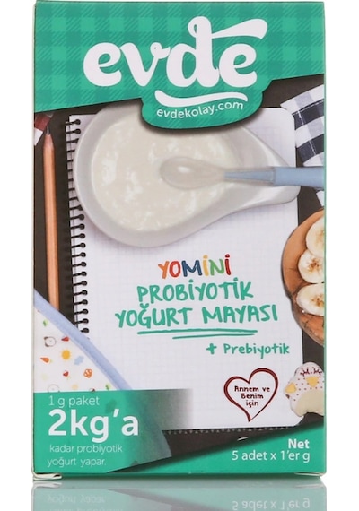 Evde Yomini Probiyotik Yoğurt Mayası 5 x 1 G