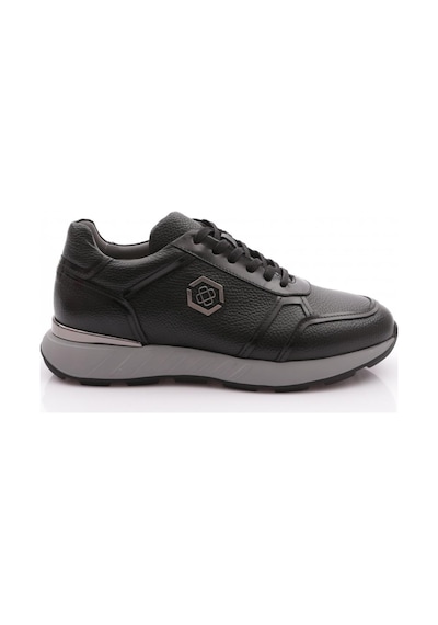 Dgn 6201 Erkek Bağcikli Sneakers Ayakkabi Siyah