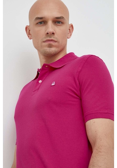 United Colors Of Benetton Erkek Polo T Shirt 3089j3179 Fuşya