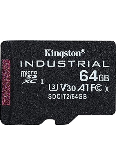 Kingston Endüstriyel Microsd -64 Gb Microsdhc Endüstriyel C10 A1 Pslc Kart Adaptörsüz Tekli Paket - Sdcıt2/64gbsp