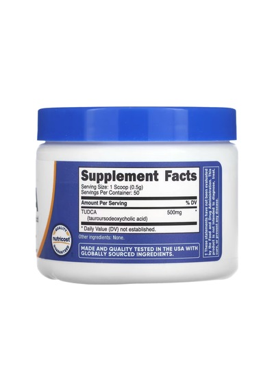 Nutricost Tudca 1 Servis 500mg 50 Servis 25 Gr .4062