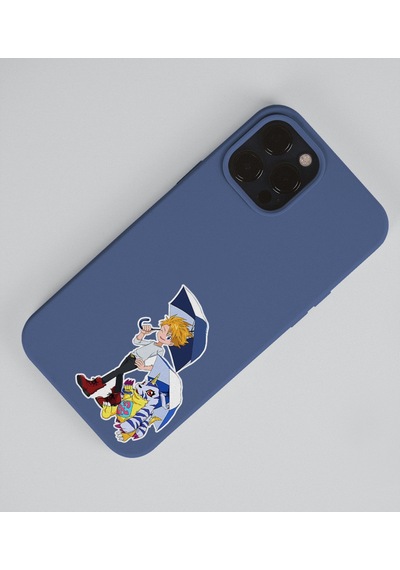 Digimon - Digital Monster Anime 2li Sticker Set Telefon-laptop Süsleme-ödül Çıkartmaları