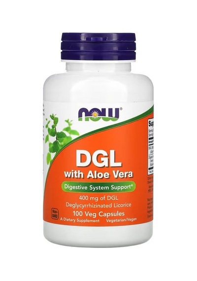 Dgl With Aloe Vera 400mg 100 Veg. Kapsül